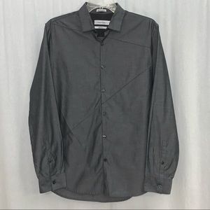 Calvin Klein Men’s Long Sleeve Button Up Shirt Size Small‎